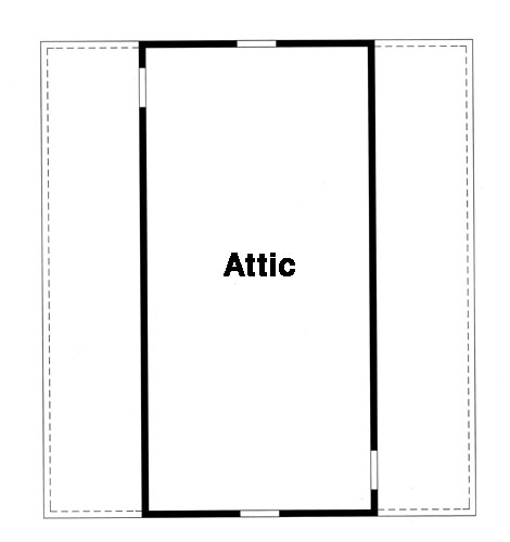 Attic image of GRANGER I House Plan